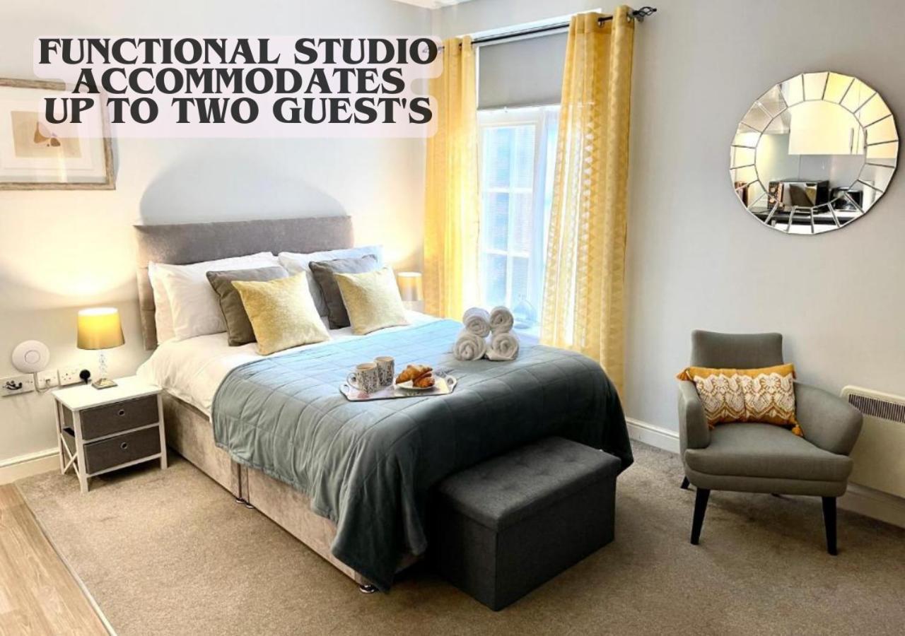 ビショップス・ストートフォードCute And Cosy Studio In A Fantastic Location! Bishops Stortfordアパートメント エクステリア 写真